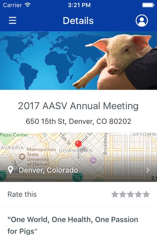 AASV Annual Meeting screenshot 2