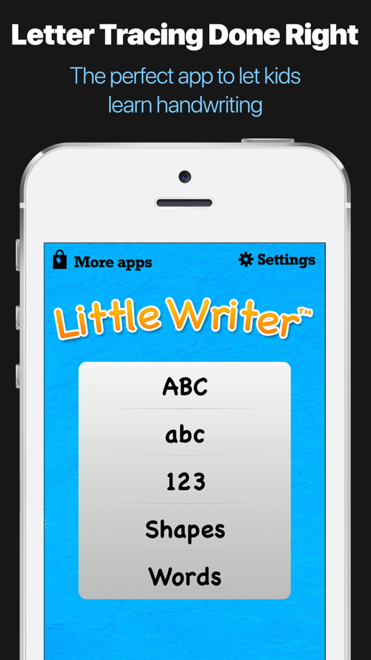 #1. Little Writer Tracing App: Trace Letters & Numbers (iOS) 来自: Innovative Mobile Apps