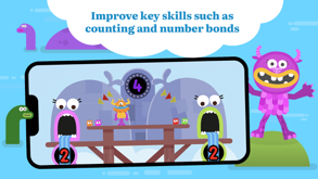 Teach Monster Number Skills capture d'écran 3