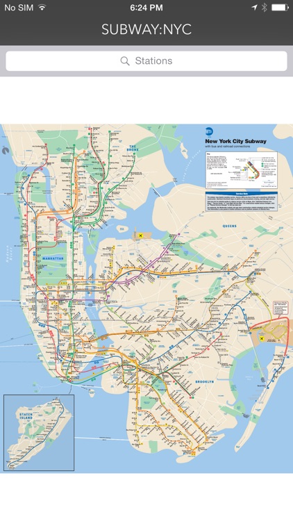 Subway Map: NYC - w/ MTA's official map & schedule