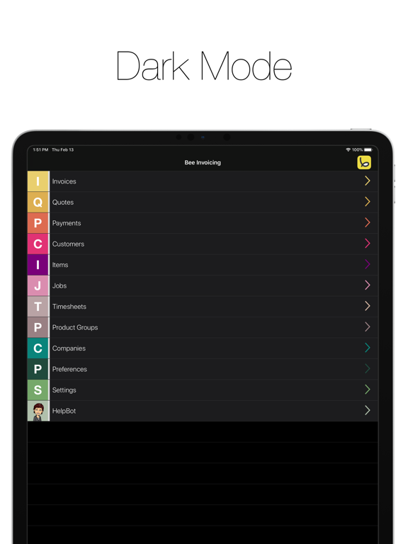 Screenshot #5 for Bee Invoicing Mobile