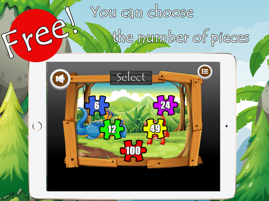 Knight And Dragon Big Jigsaw Puzzle Online For Kid iPad screenshot