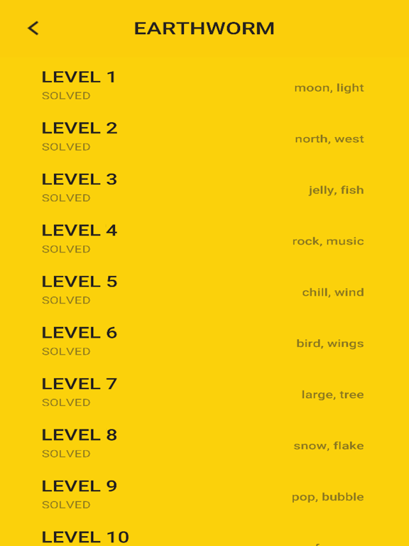 Screenshot #5 pour Cheats for Word Trek - All Answers & Hints