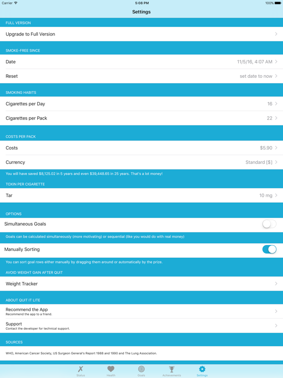 Screenshot #5 for Quit It Lite