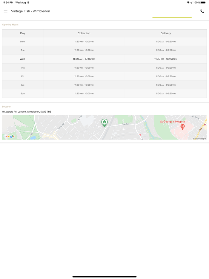 Vintage Fish Wimbledon