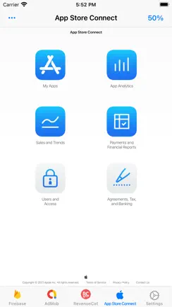 DashTabs: Firebase, AdMob … iPhone image 2