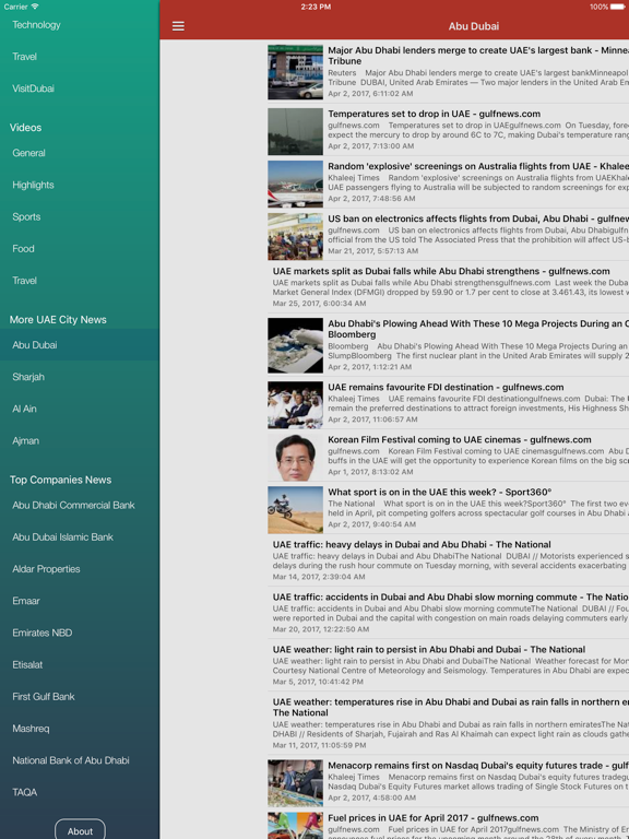 Dubai UEA News & Emirates Today iPad screenshot 4 - News app