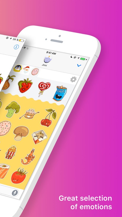 Food Stickers by MoJinni (HQ Animated Fruit & Veg)
