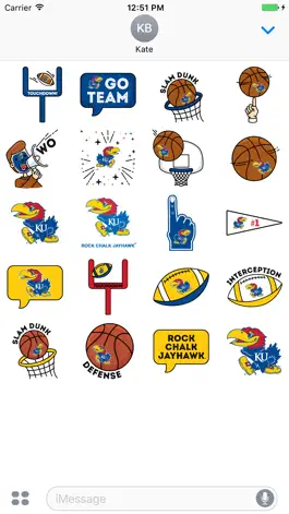 Game screenshot Kansas Animated+Stickers for iMessage apk
