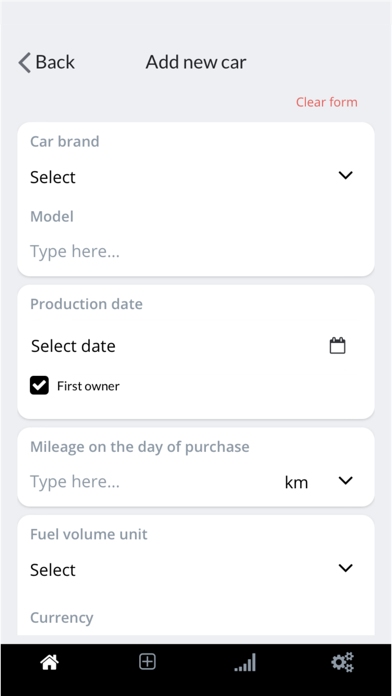 Car expenses tracker Screenshot