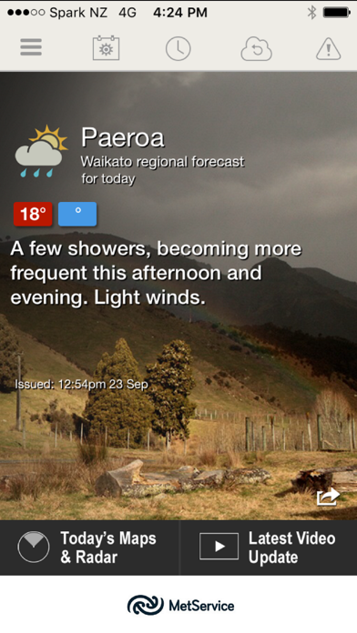 MetService Rural Weatherのおすすめ画像1