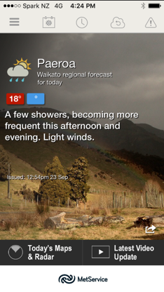 MetService Rural Weather screenshot 1