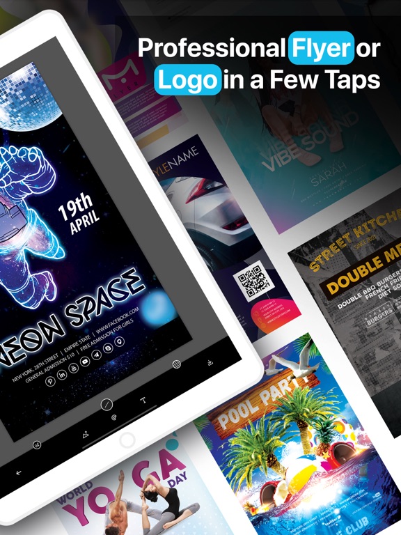 Create Flyers & Logos - Makerのおすすめ画像2