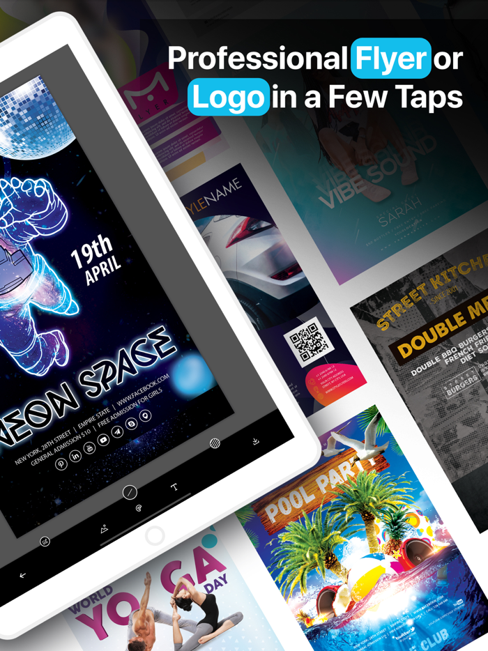 Create Flyers and Logos - Maker