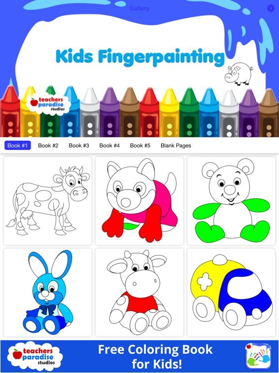 Screenshot #4 pour Kids Finger Painting Art Game: Coloring for Kids