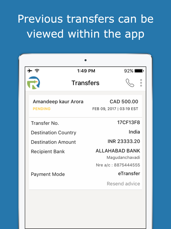 Remitr Money Transfer