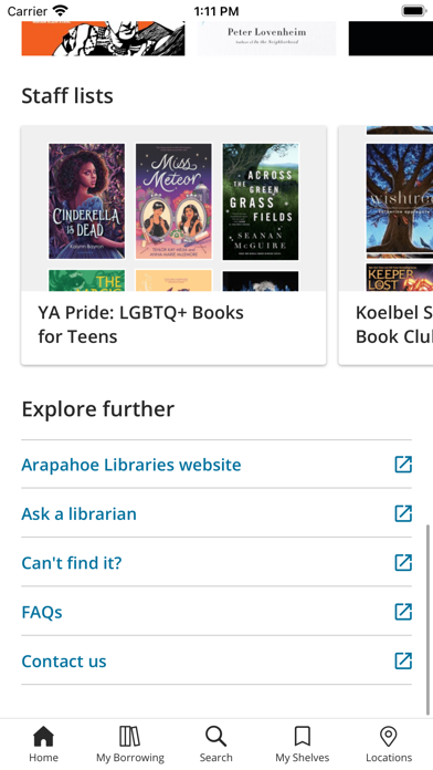 ArapApp / Arapahoe Libraries Screenshot