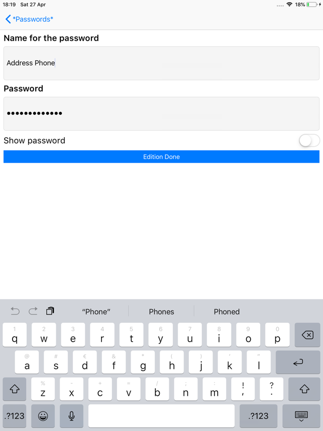 ‎*Passwords* Copy & Paste Screenshot
