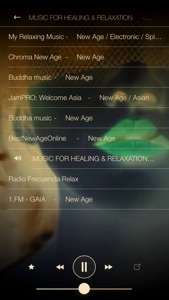 New Age & Relaxation Music Radio ONLINE FULL screenshot #2 for iPhone