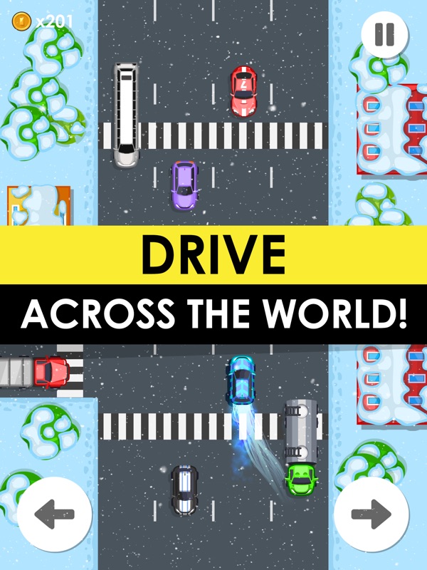 Drive Fast -  2d Retro Racing screenshot 8