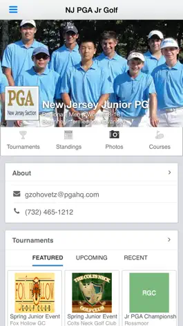 Game screenshot New Jersey PGA Junior Tour mod apk