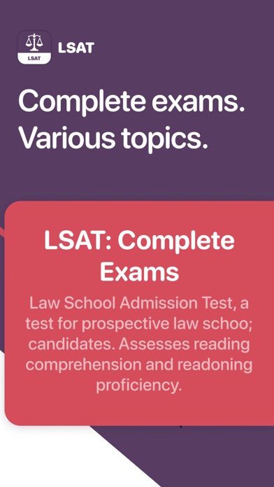 Screenshot #1 pour LSAT Prep