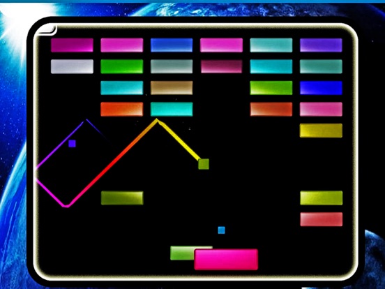 Brick Breaker Classic Glow Hero Game 2017 iPad screenshot