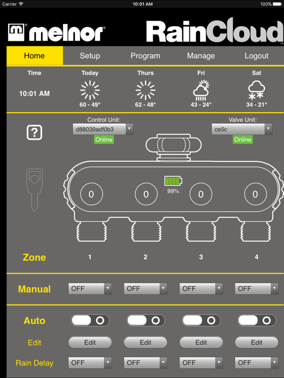 Screenshot #4 pour Melnor RainCloud
