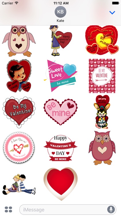 Valentine Stickers #1 for iMessage