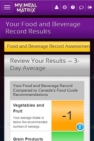 My Meal Matrix screenshot 4