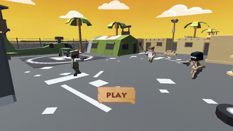 VR Blocky Battles Fight : For Virtual Reality