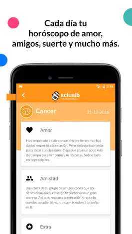 Game screenshot Sclusib - Horóscopos de amor y amistad apk