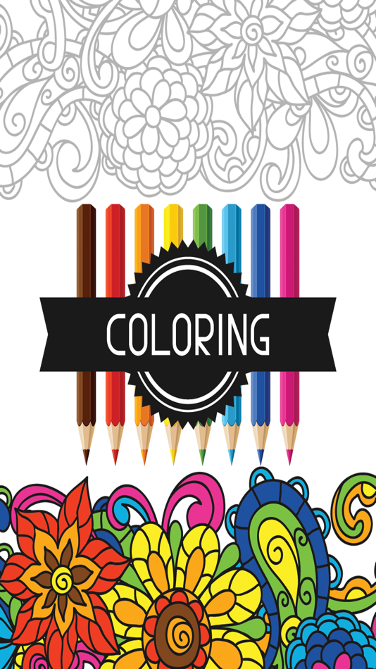 Coloring Book for Adults Color Therapy Doodle - 1.2 - (iOS)