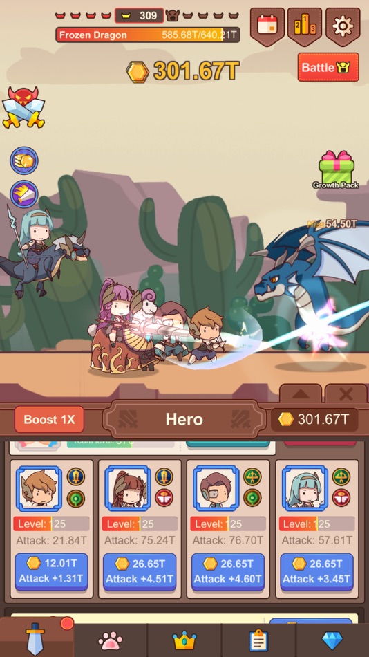 #1. Click Chronicles Idle Hero (iOS) 由: CapPlay Interactive Inc.