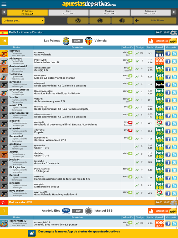 Screenshot #4 pour Apuestas Deportivas App