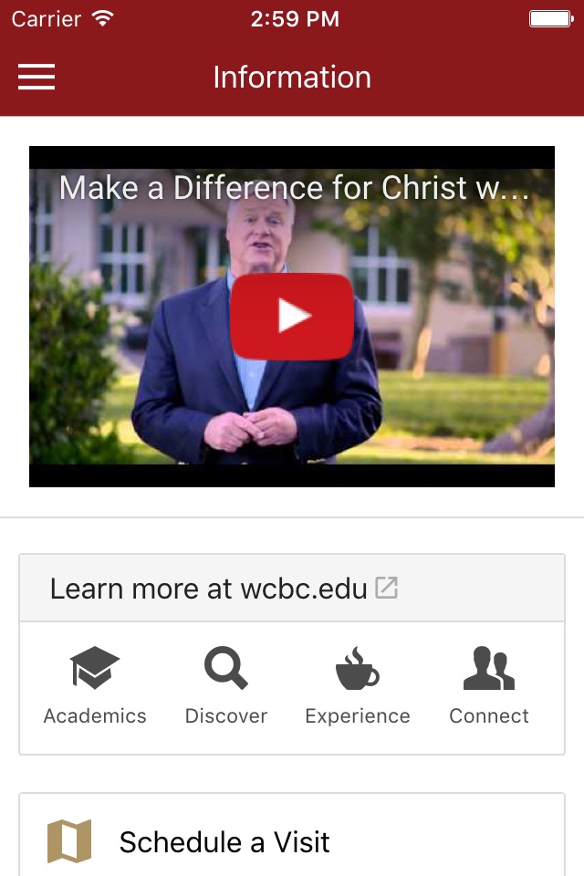 West Coast Baptist College screenshot 2