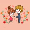 Hand-Drawn Couple Stickers - iPadアプリ