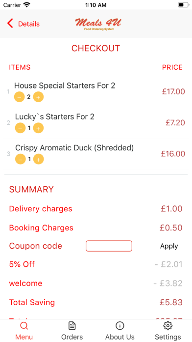 App screenshot