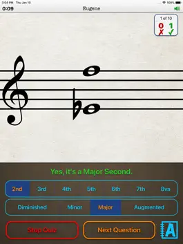 Game screenshot Music Theory Intervals hack