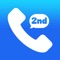 2ndLine provides a 2nd phone number for your phone