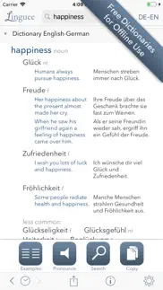 dictionary linguee iphone screenshot 2
