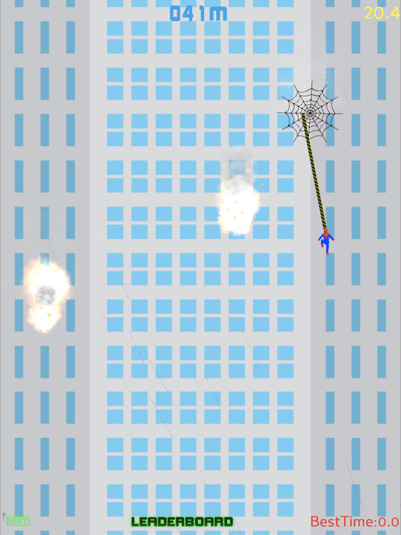 Spider Climber - Rope Swing iPad screenshot