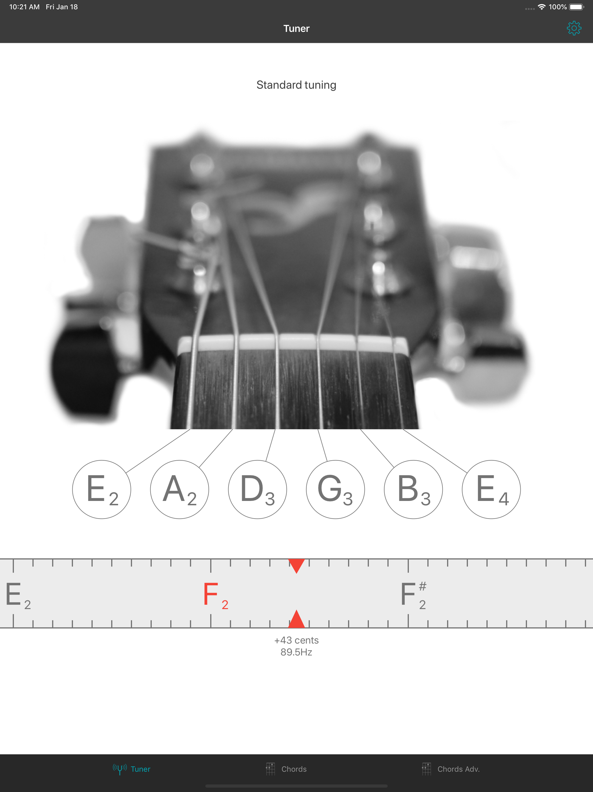 Guitar Tuner EM-1 screenshot 5