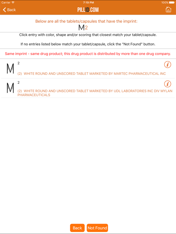 Screenshot #6 pour Pill Identification