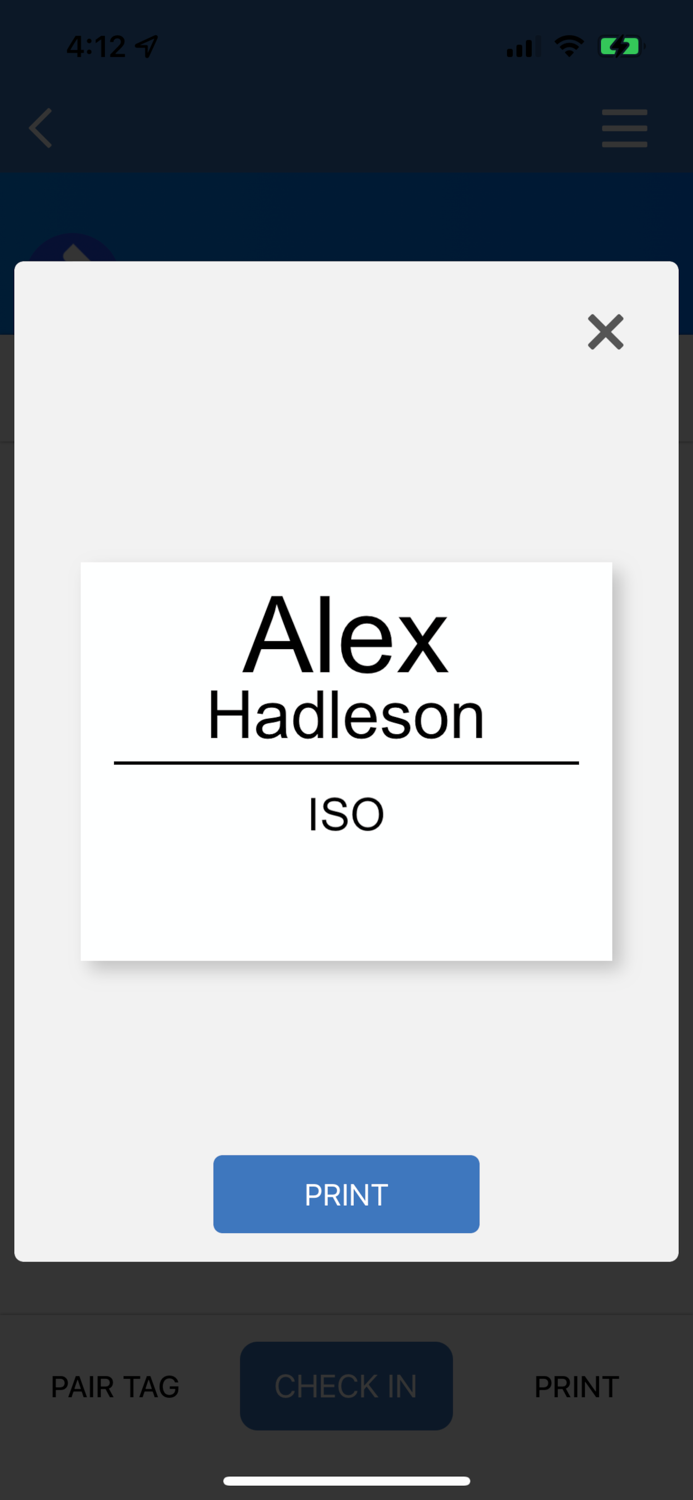 Eventfinity Check In