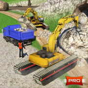 挖掘机起重机模拟器＆倾倒卡车司机: PRO