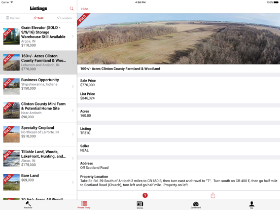 Schrader Auction iPad screenshot 3 - Business app