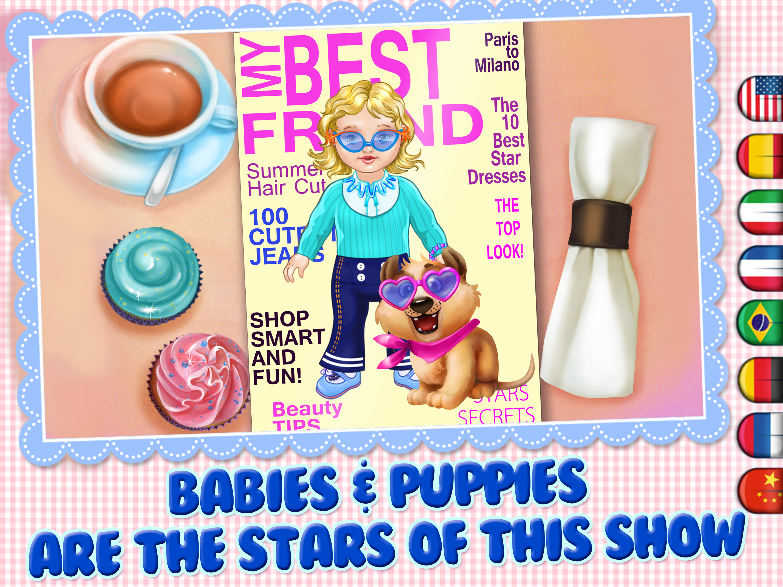 Babies & Puppies - Care, Dress Up & Play