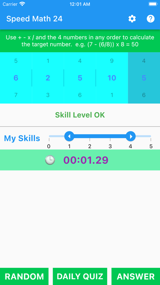 #2. Speed Math 24 (iOS) 由: Synergy Technologies Limited