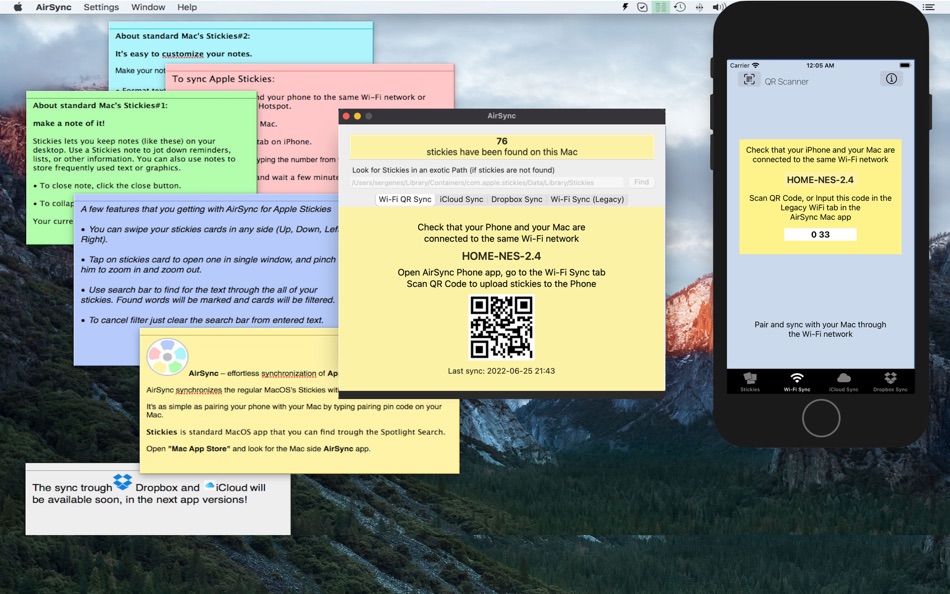 #2. AirSync for Stickies (macOS) 게시자: AnswerSolutions LLC